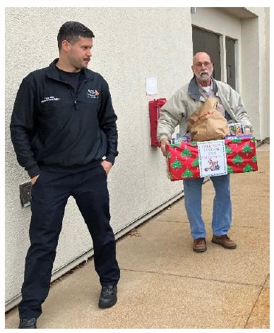 Toys being delivered